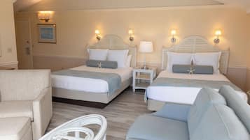 Hypo-allergenic bedding, in-room safe, individually decorated