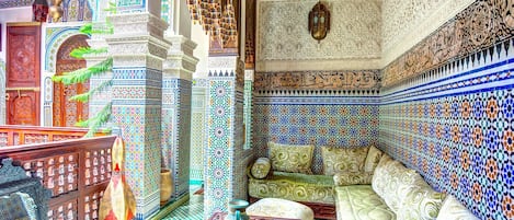 Lobby sitting area