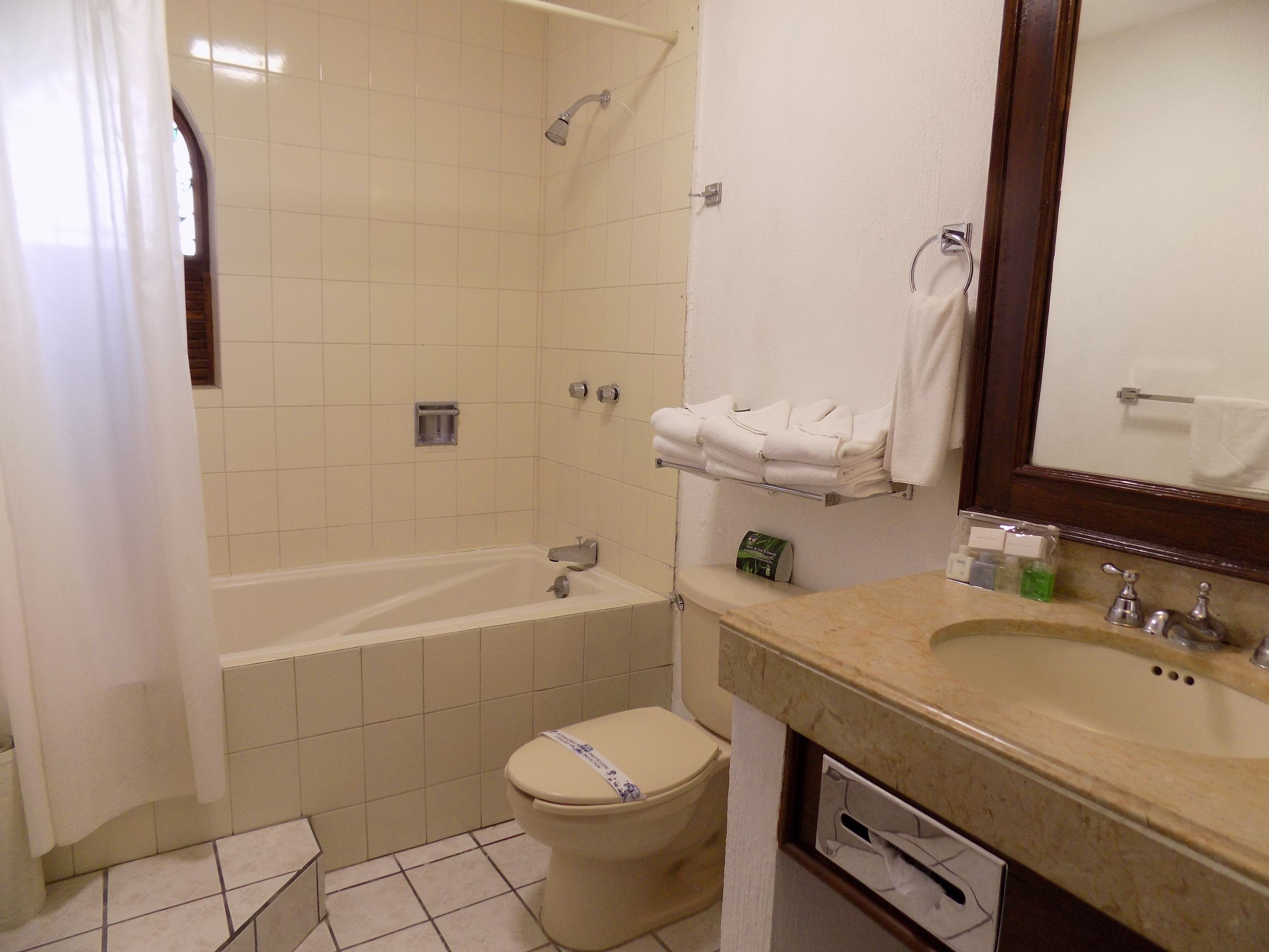 presidential suite | bathroom | shower, free toiletries, hair dryer, towels