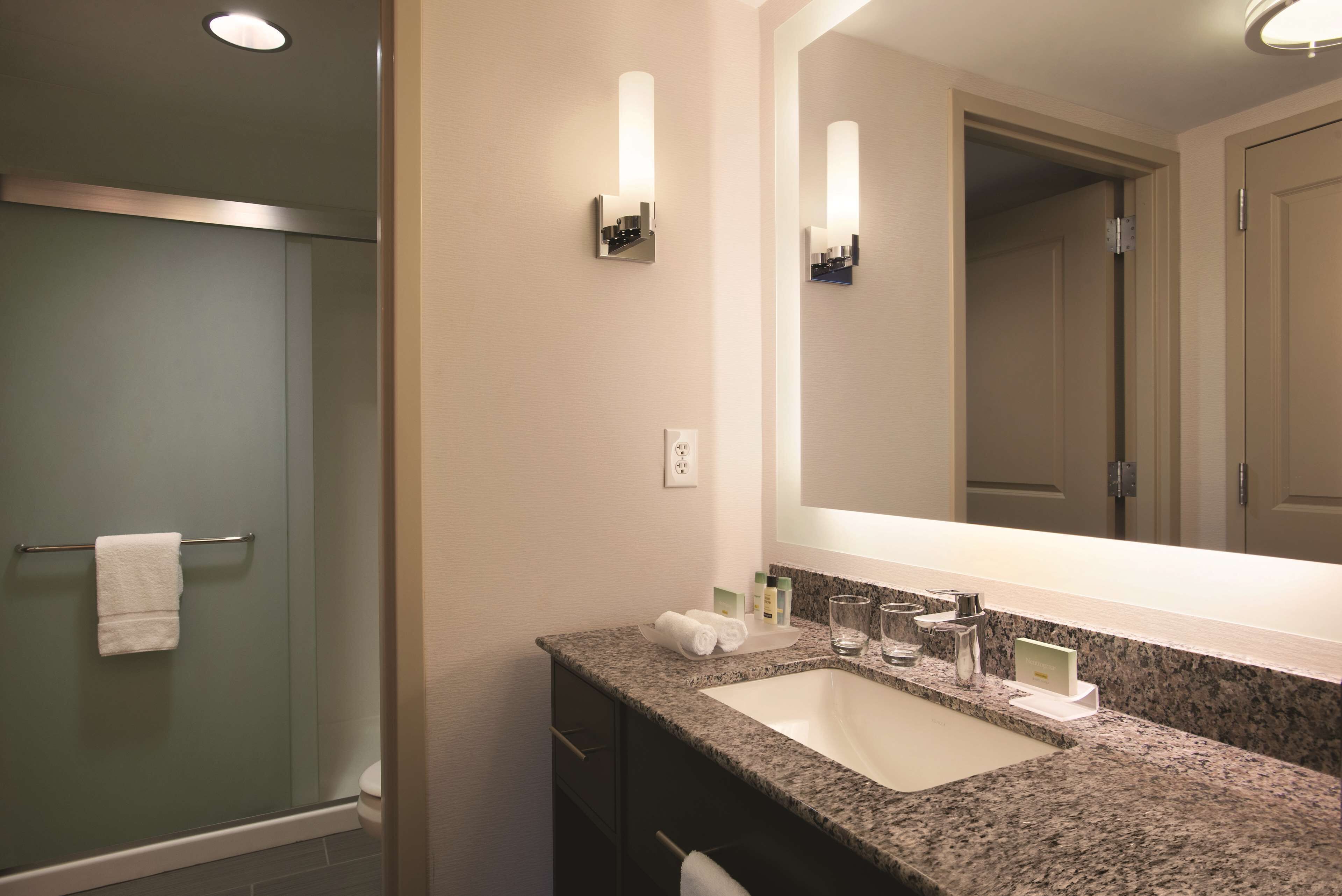 Bathroom | Combined shower/tub, free toiletries, hair dryer, towels