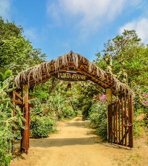 Entrée de l’hébergement 
