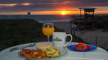 Free daily full breakfast