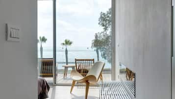 Deluxe-Doppelzimmer, Terrasse, Meerblick