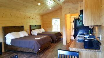 Deluxe Cabin, 1 Bedroom, Non Smoking, Kitchenette | Memory foam beds, individually furnished, soundproofing, free WiFi