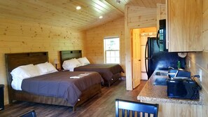 Deluxe Cabin, 1 Bedroom, Non Smoking, Kitchenette | Memory foam beds, individually furnished, soundproofing, free WiFi