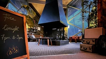 Sala de estar en el lobby