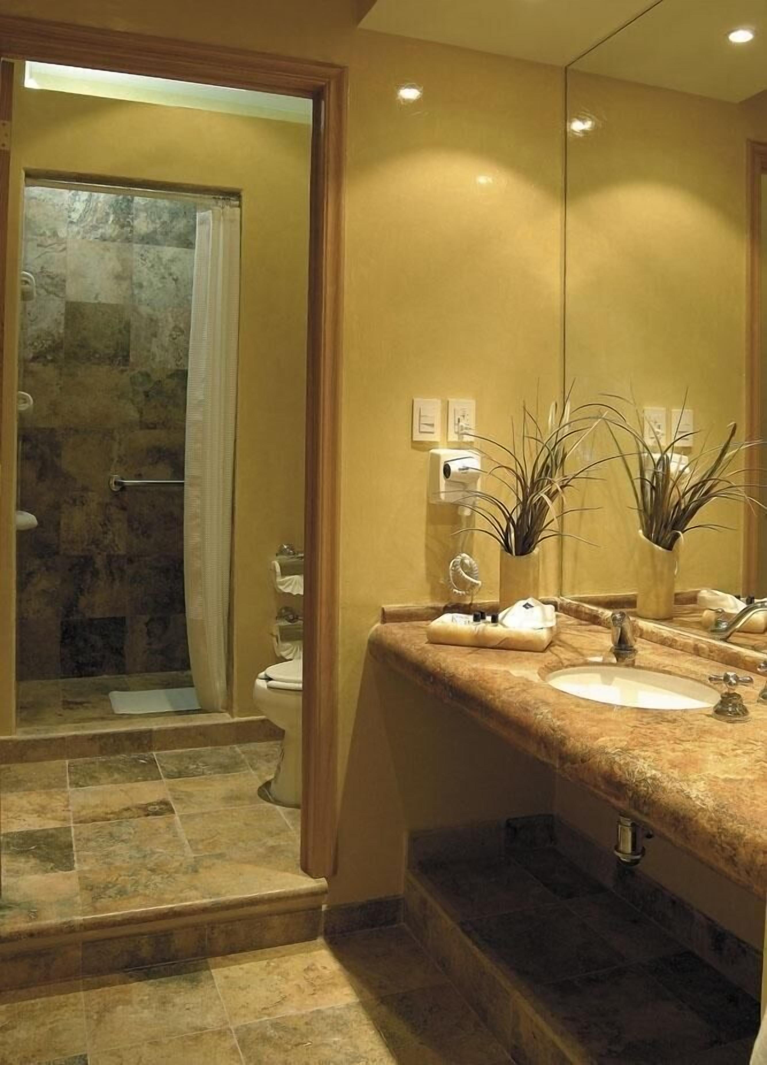 욕실 | 샤워 시설, 무료 세면용품, 헤어드라이어, 타월