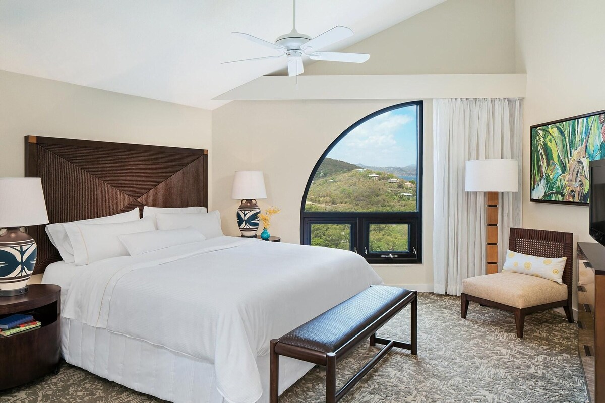 1 dormitorio, ropa de cama de alta calidad, edredones de plumas