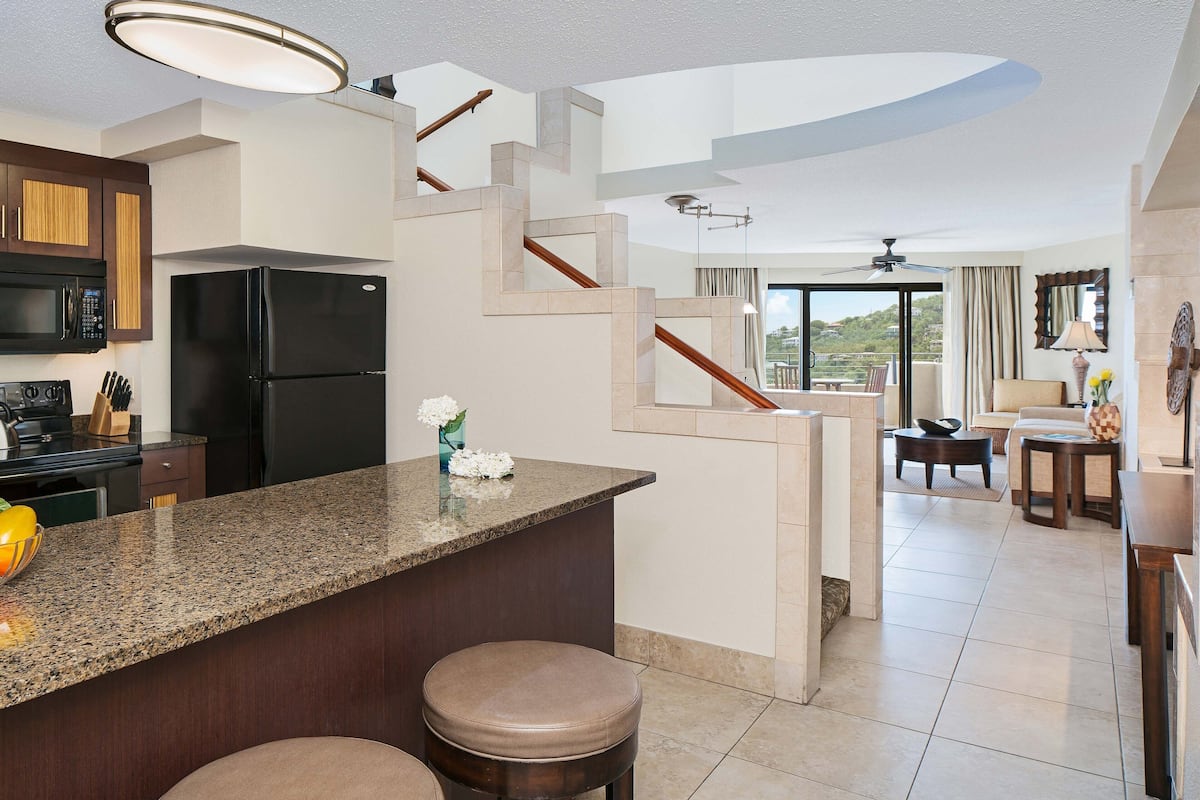 room, 2 bedrooms, non smoking, resort view (balcony) | living area | flat-screen tv, dvd player