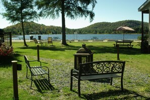 Blick von der Unterkunft