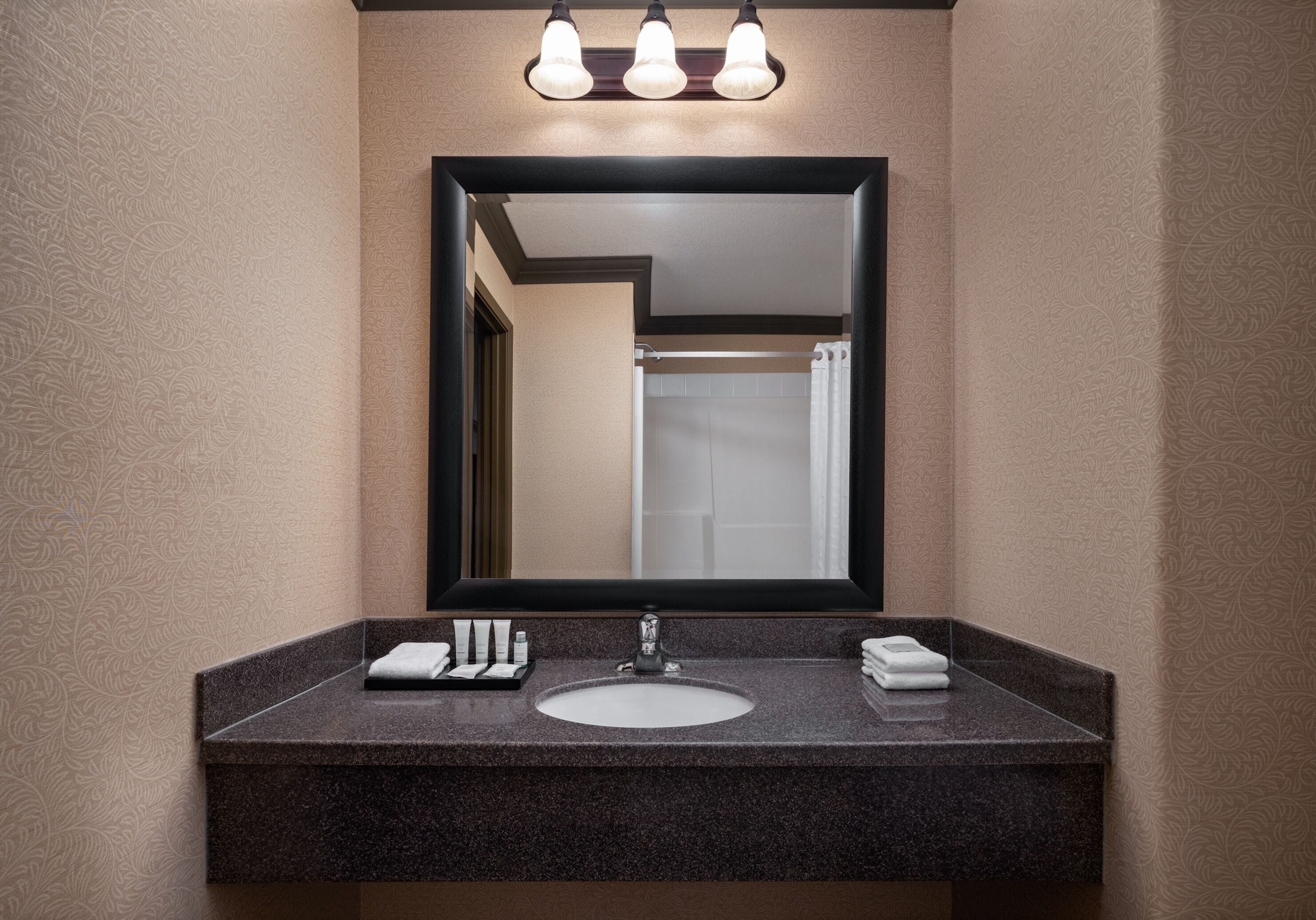 free toiletries, hair dryer, dressing gowns, towels