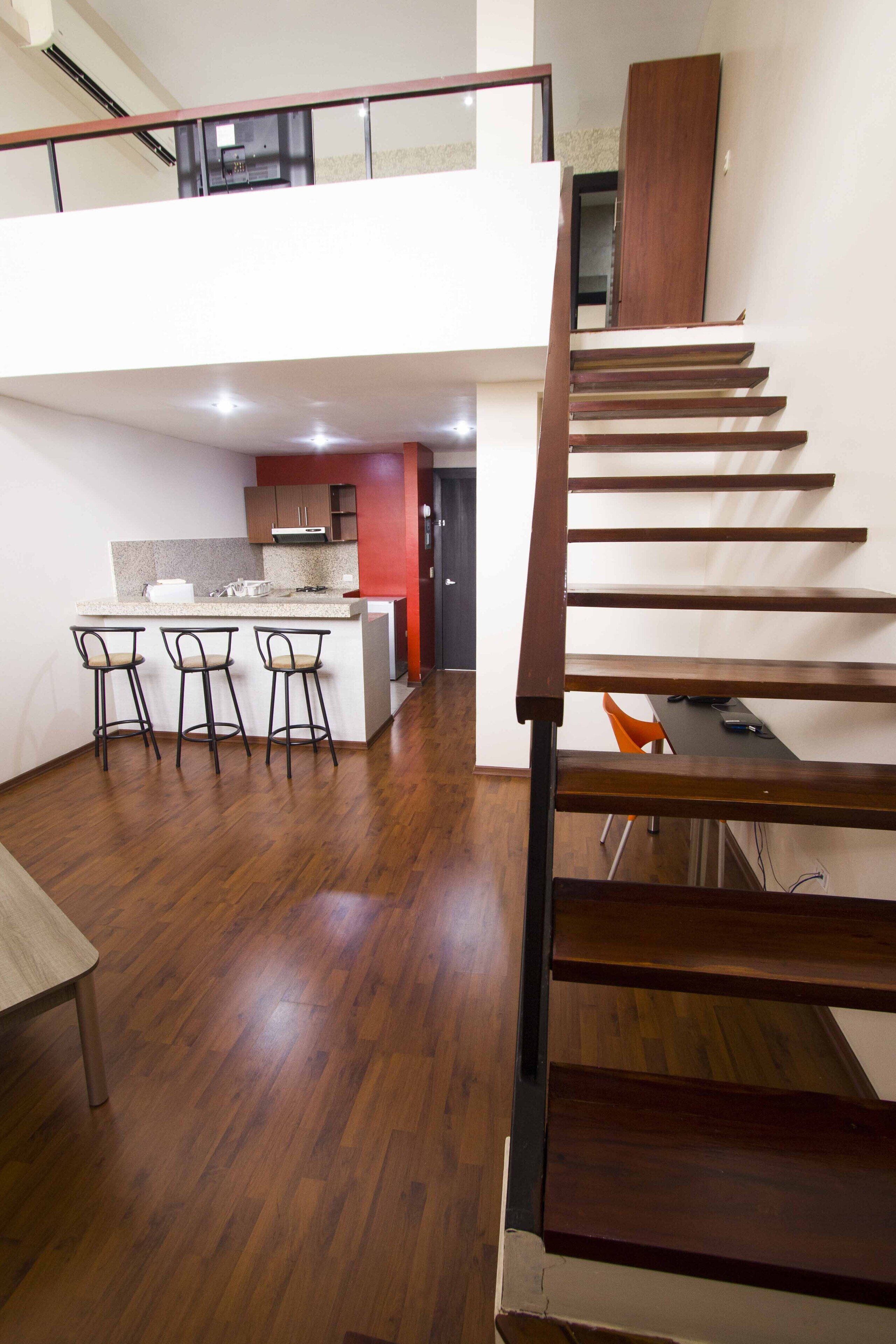 Loft, 1 Bedroom, Kitchen | Desk, iron/ironing board, free WiFi, bed sheets