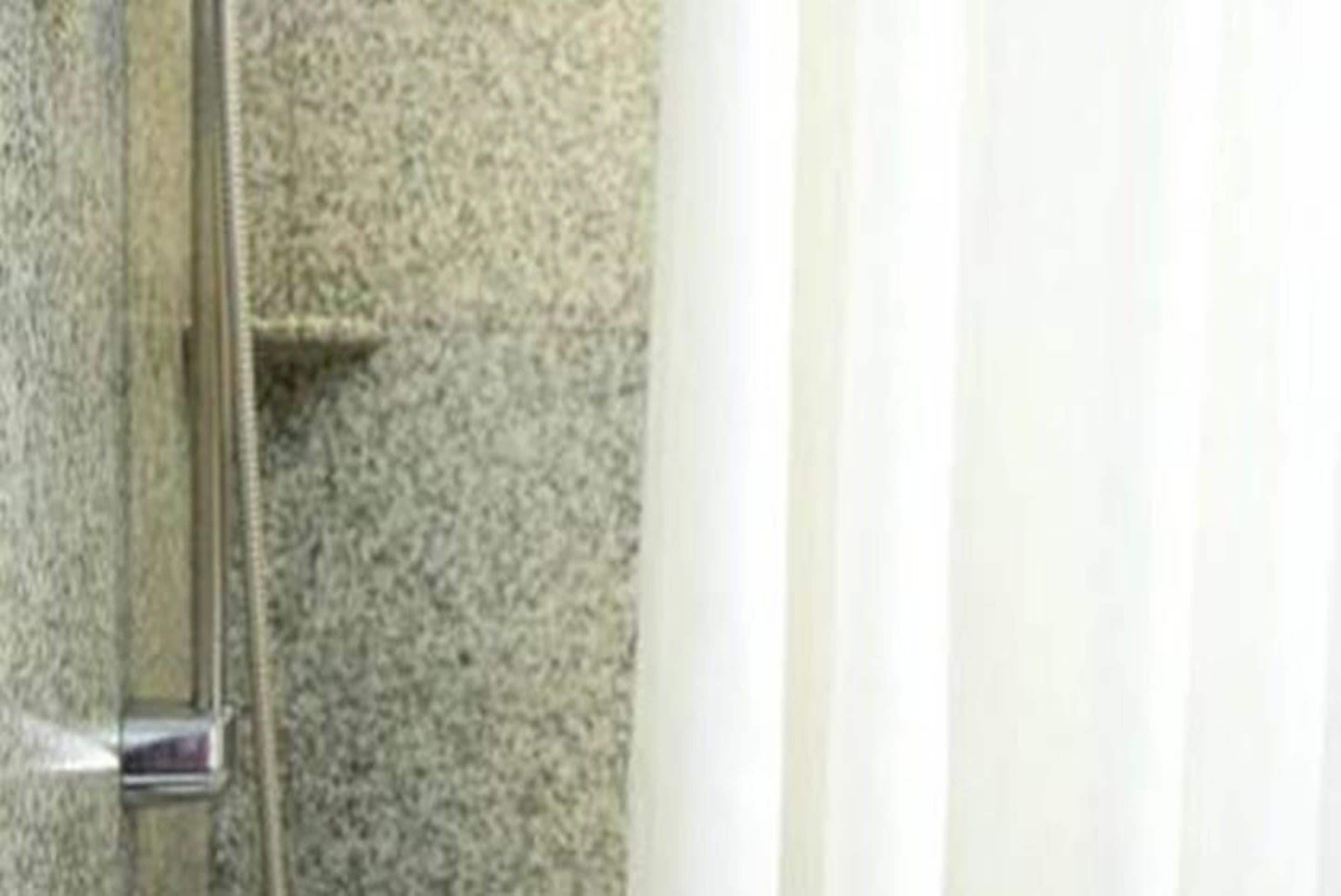 combined shower/bathtub, deep-soaking bathtub, rainfall showerhead