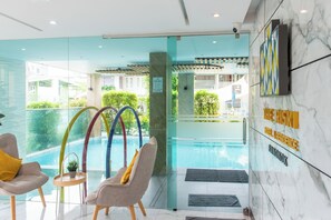 Sala de estar en el lobby