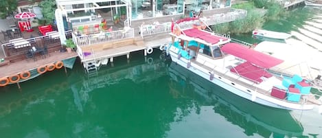 Blick von der Unterkunft