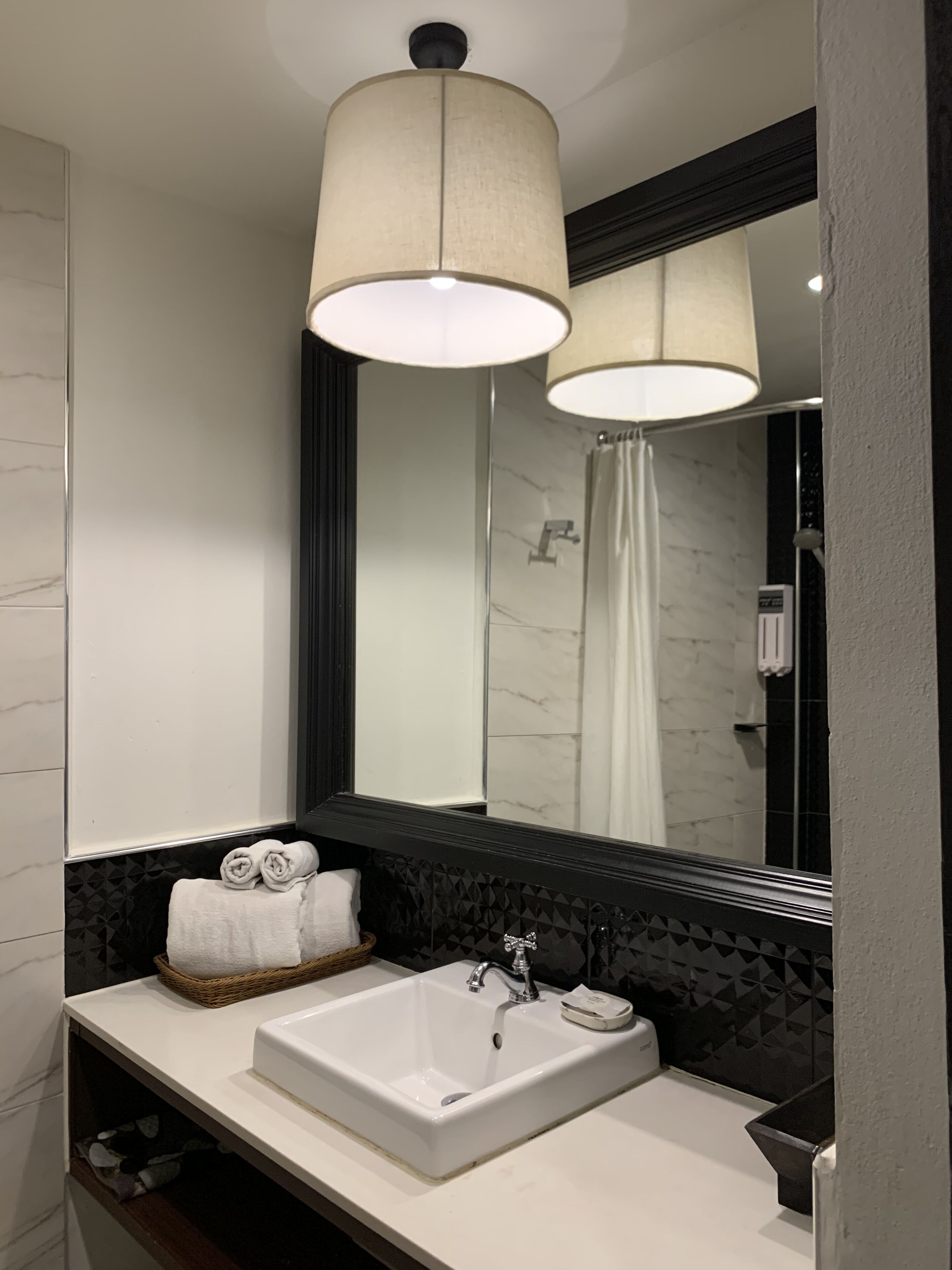 superior room  | bathroom | shower, free toiletries, hair dryer, slippers