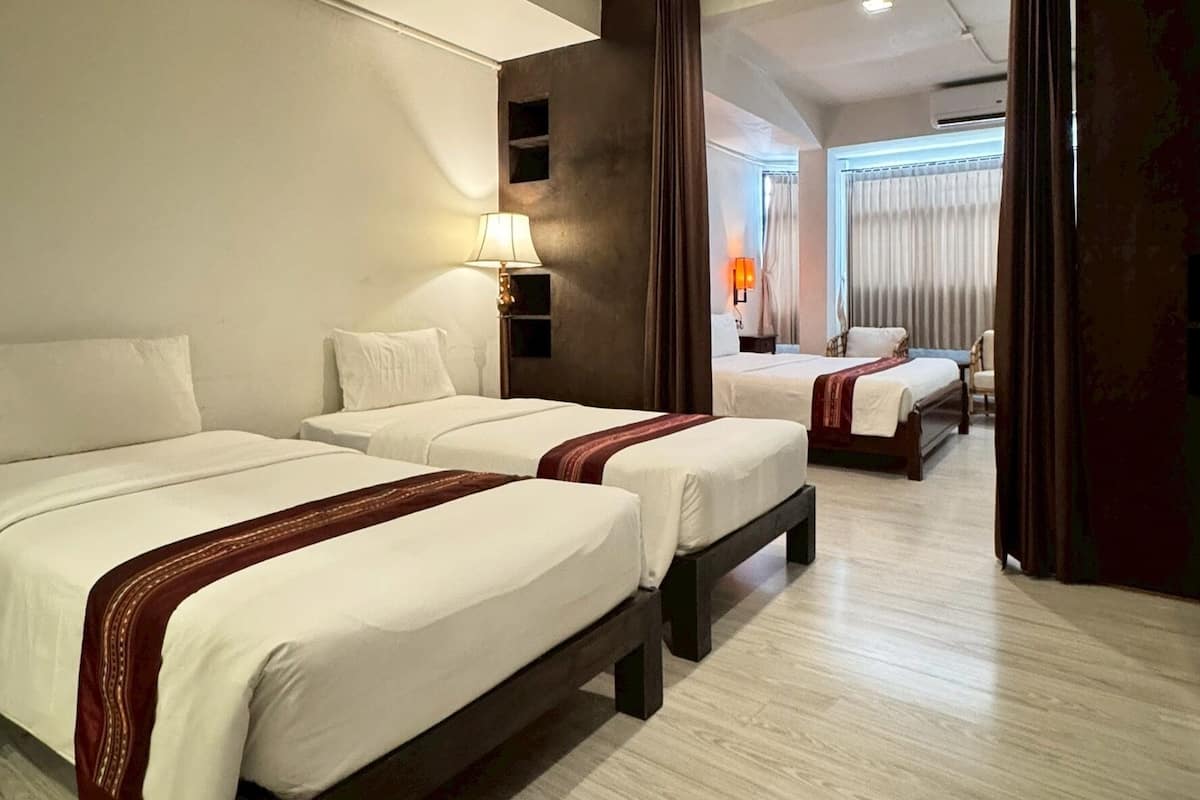 Family Room | Pillowtop beds, minibar (some free items), in-room safe, desk