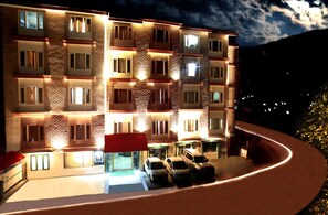 Front of property – evening/night