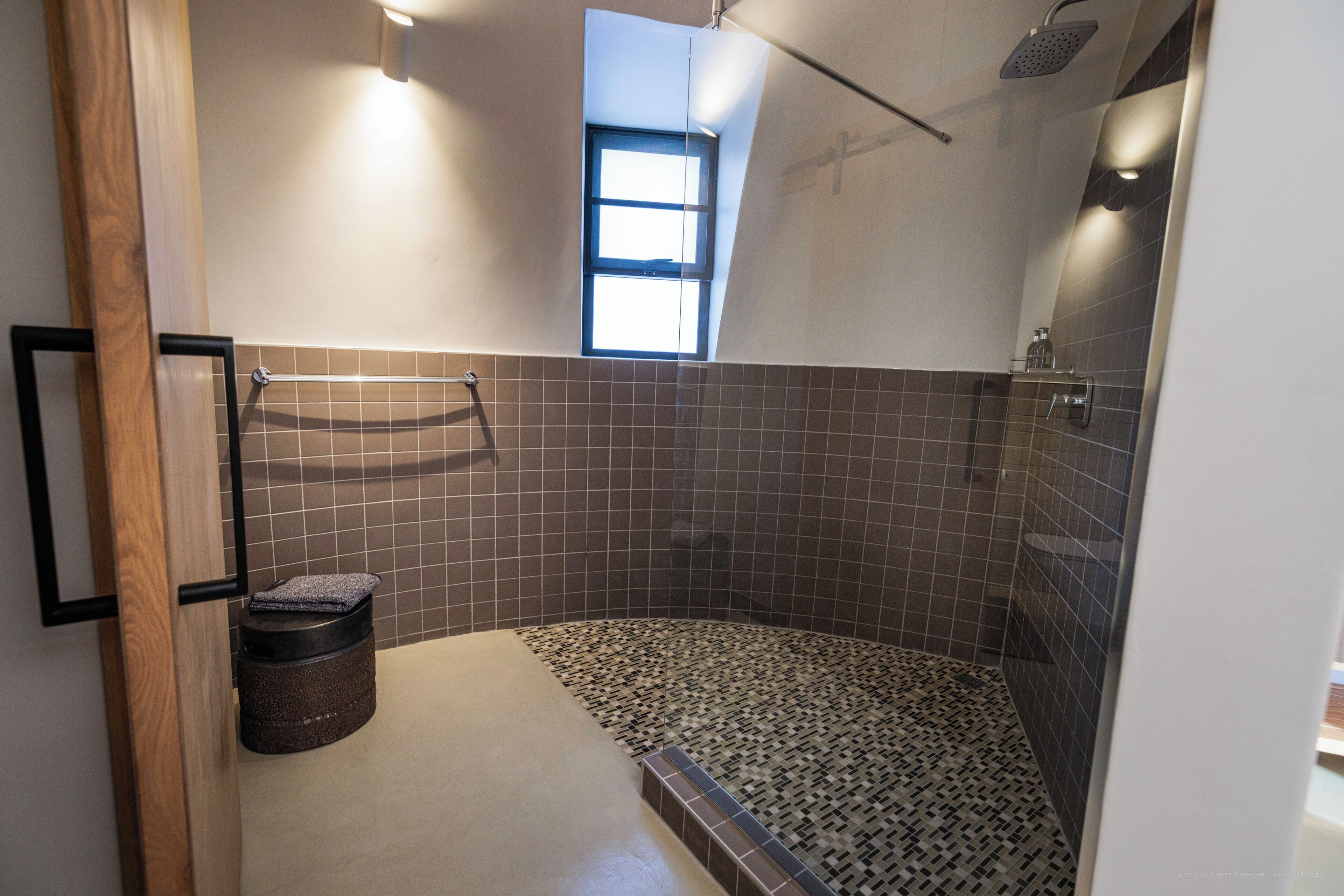 Dusche im Bad