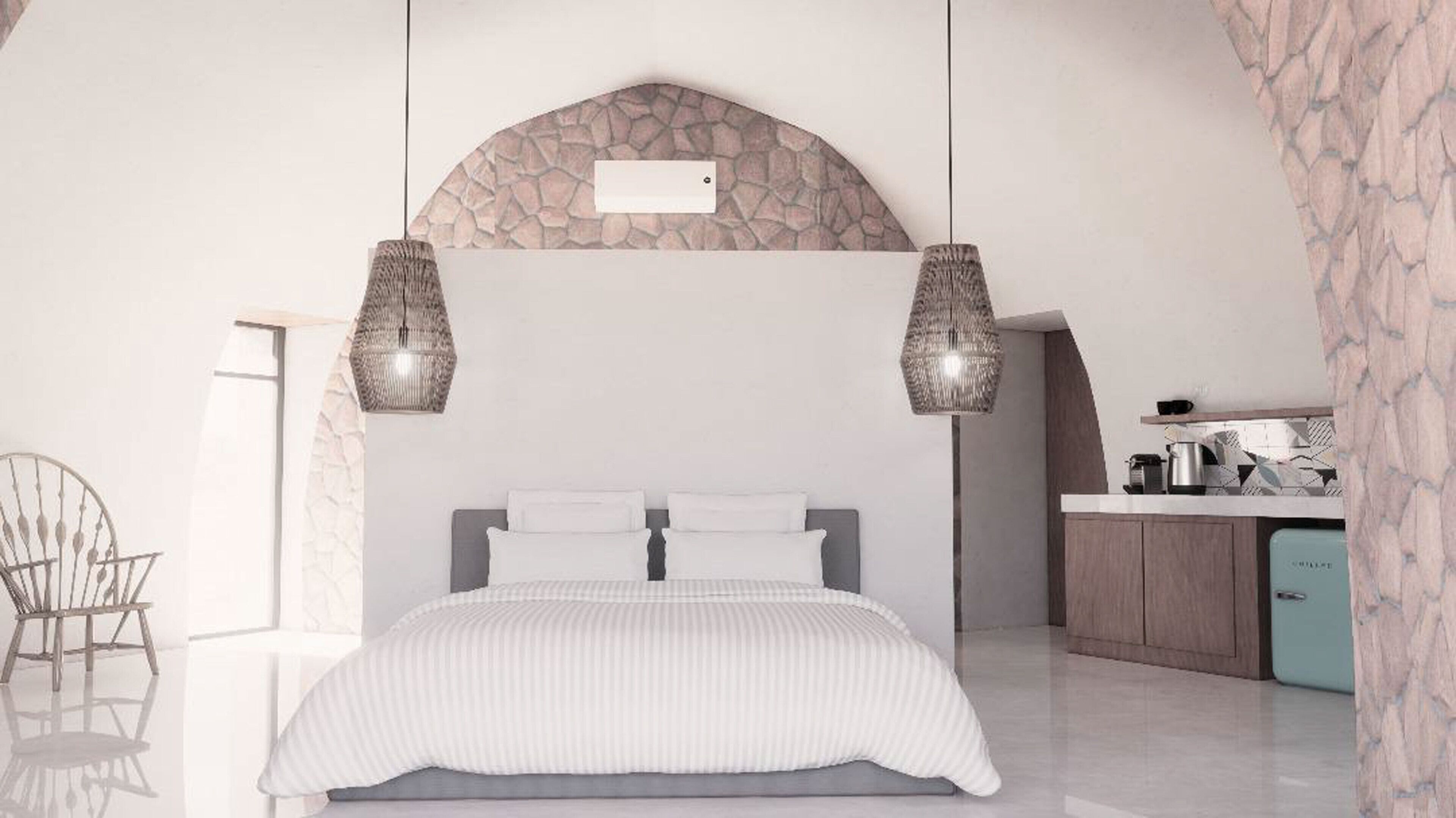 Luxury Chalet, 1 Bedroom, Air conditioning, Desert view | Premium bedding, minibar, in-room safe, bed sheets