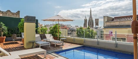 Piscina en la azotea