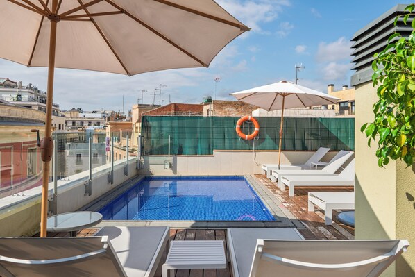 Rooftop pool
