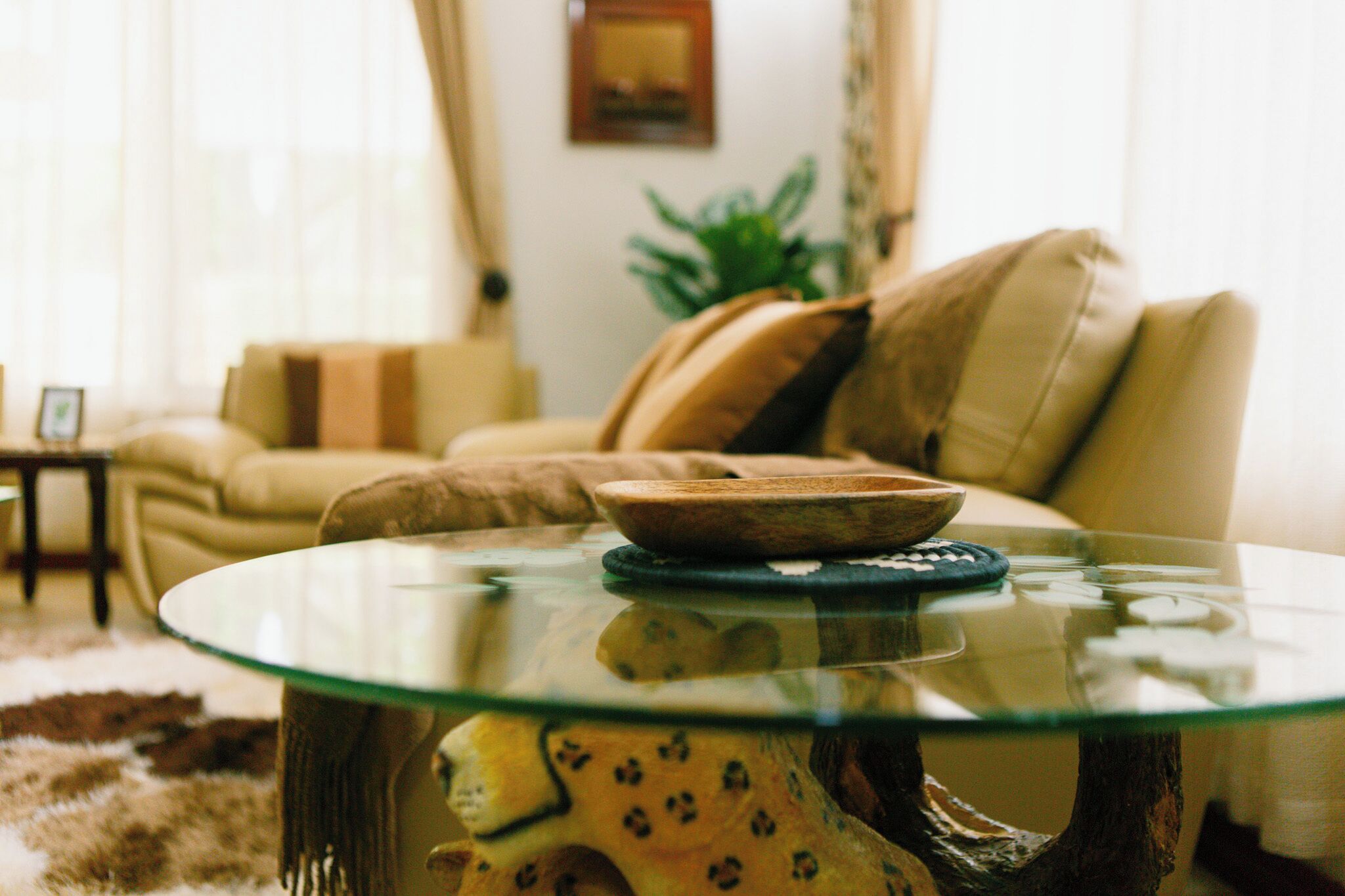 premier suite, multiple beds, ensuite, garden view | living area | 40-inch lcd tv with satellite channels, tv