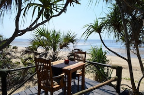 Suite (Stilted Classic Bandas Double) | Terrace/patio - Saadani Safari Lodge (Saadani)