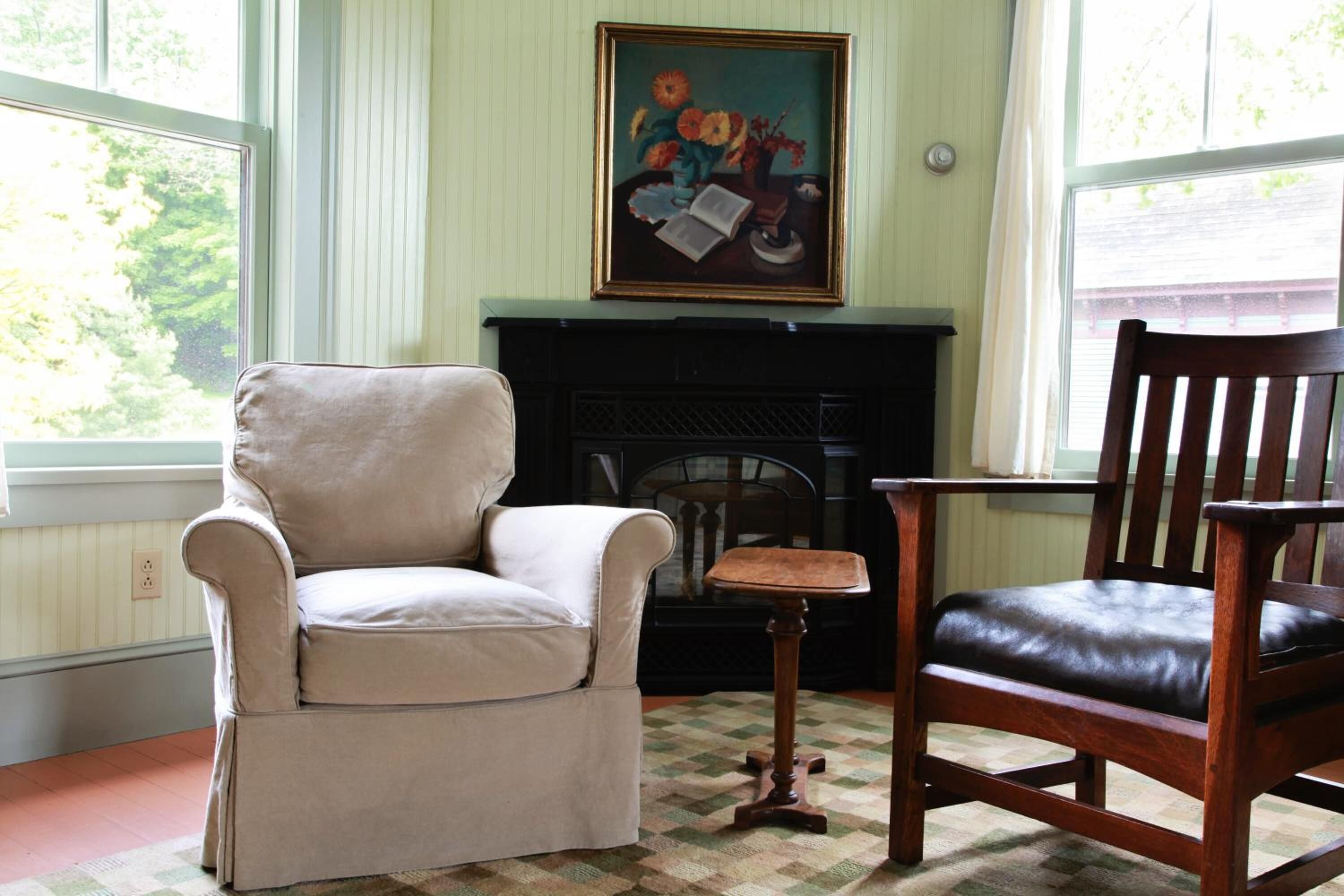 suite, fireplace (extended stay) | living room | tv, dvd player, ipod dock