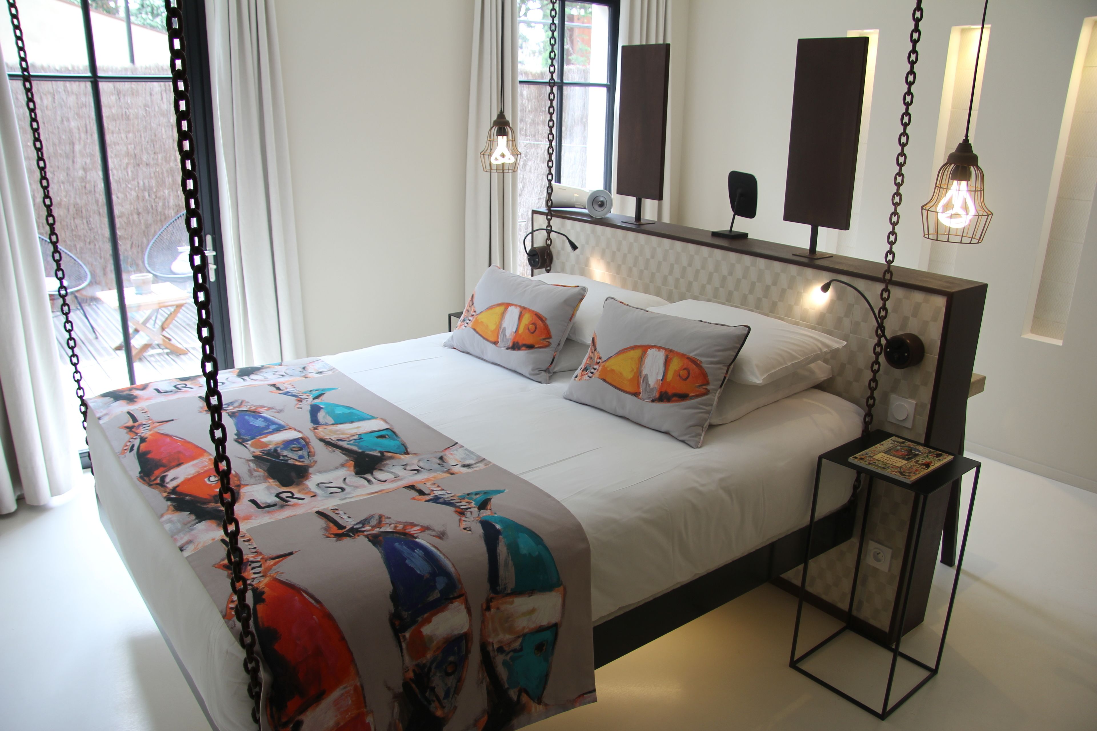 deluxe double room | premium bedding, in-room safe, individually decorated, blackout curtains