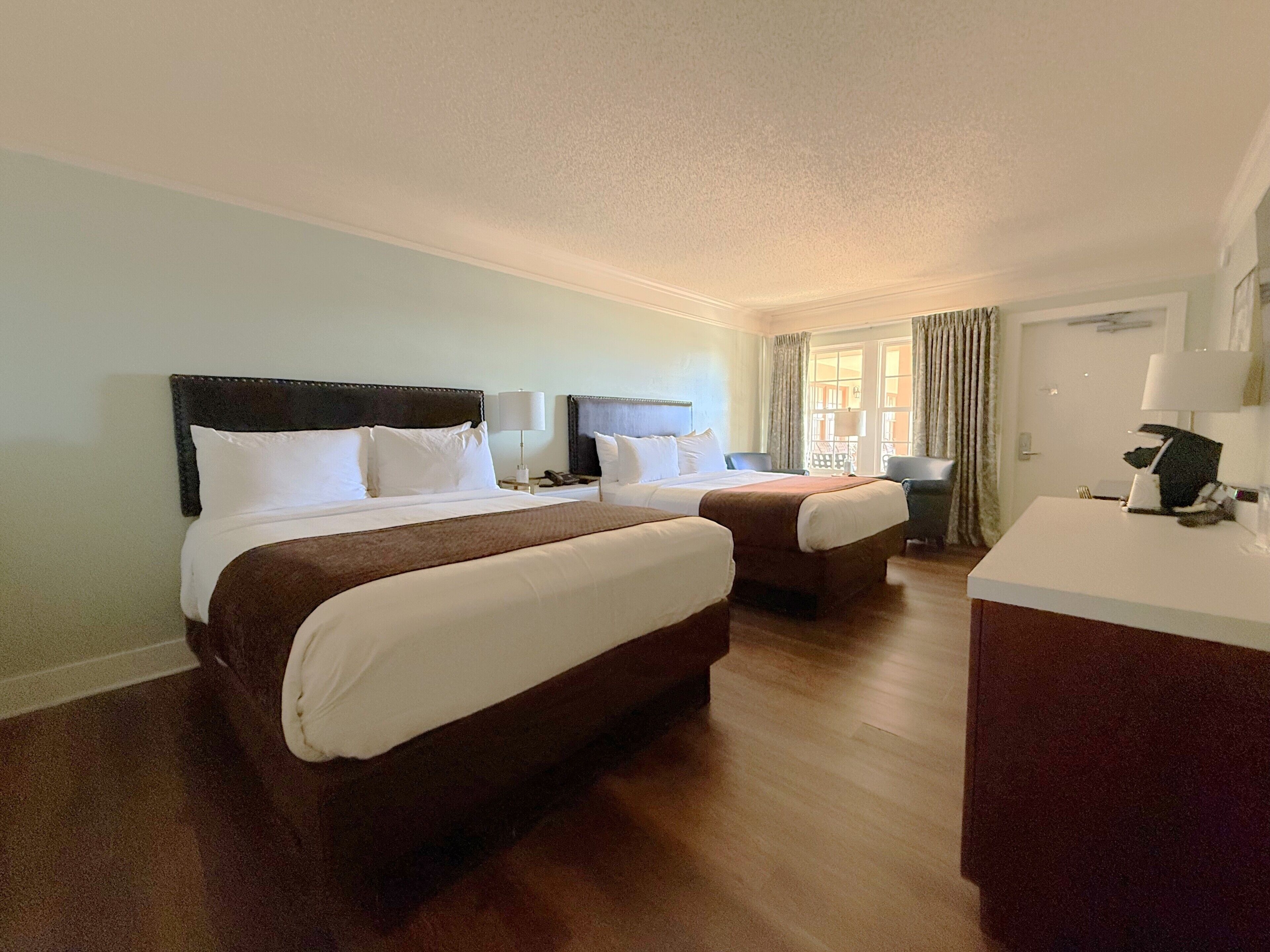 Signature Room, 2 Queen Beds, Non Smoking, Bay View | Premium bedding, desk, iron/ironing board, free WiFi