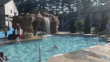 Indoor pool, outdoor pool