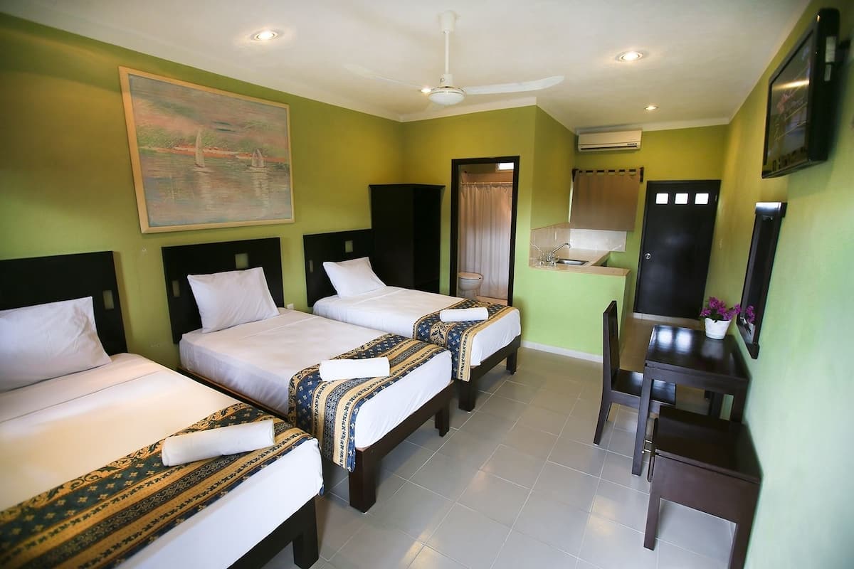 Triple Room | Premium bedding, desk, iron/ironing board, free WiFi