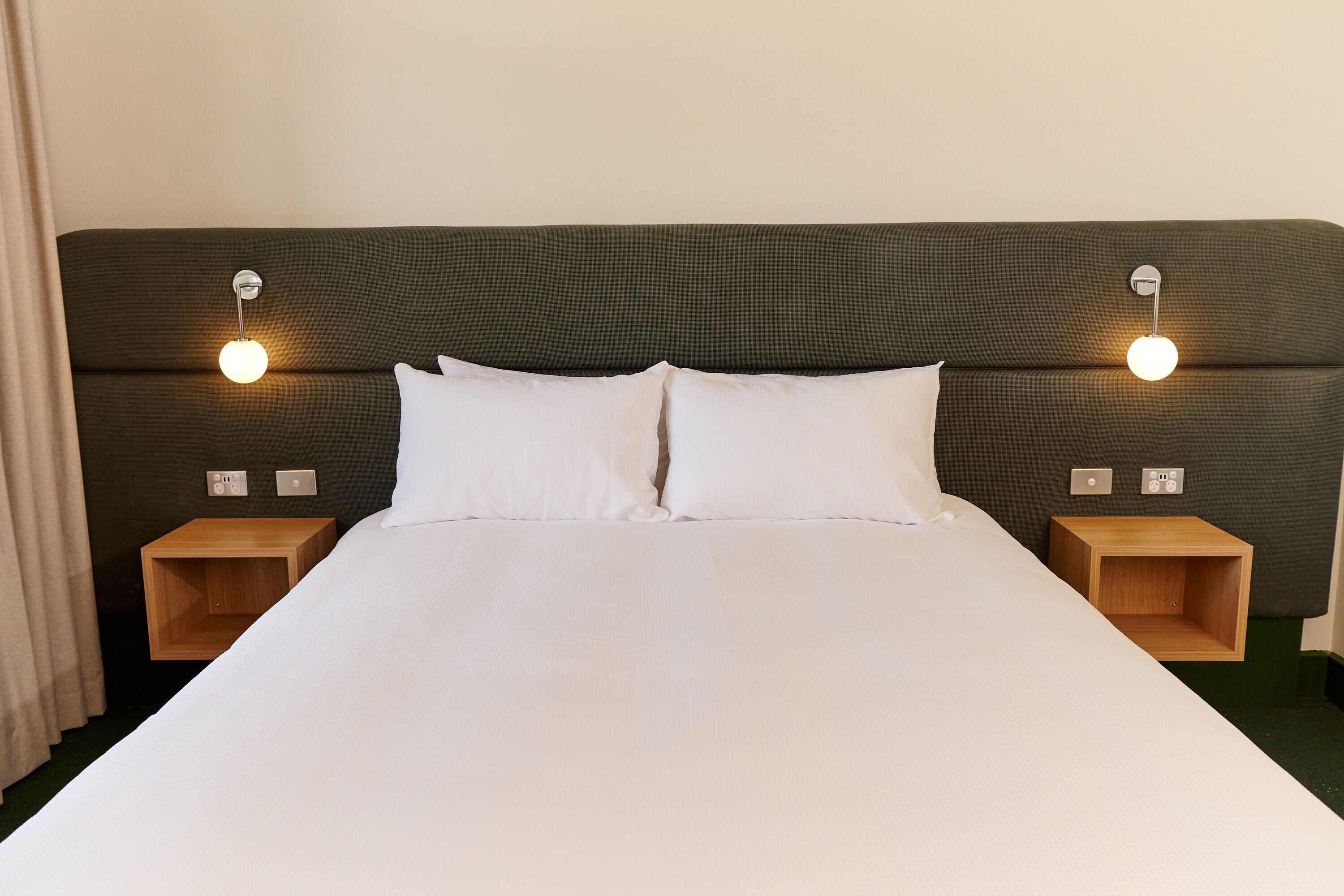 lower house queen room | 1 bedroom, desk, blackout curtains, soundproofing