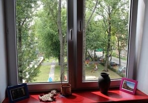 Blick von der Unterkunft