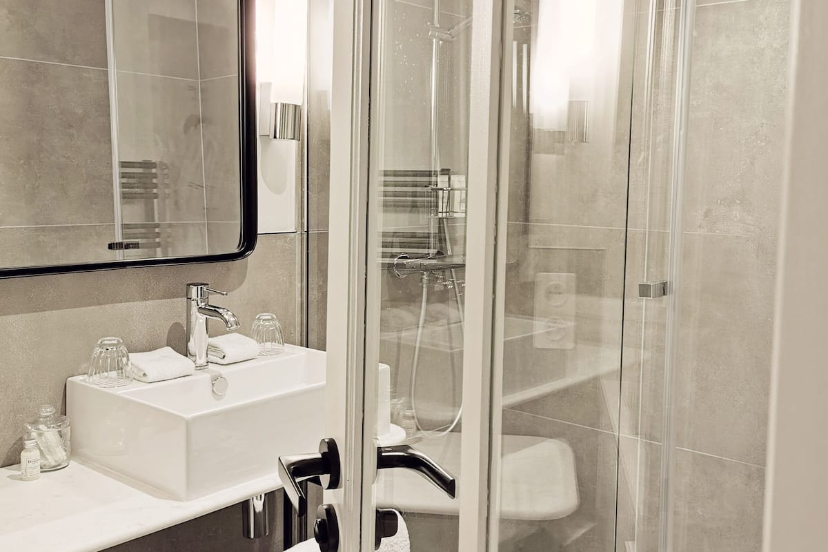 free toiletries, hair dryer, bathrobes, slippers