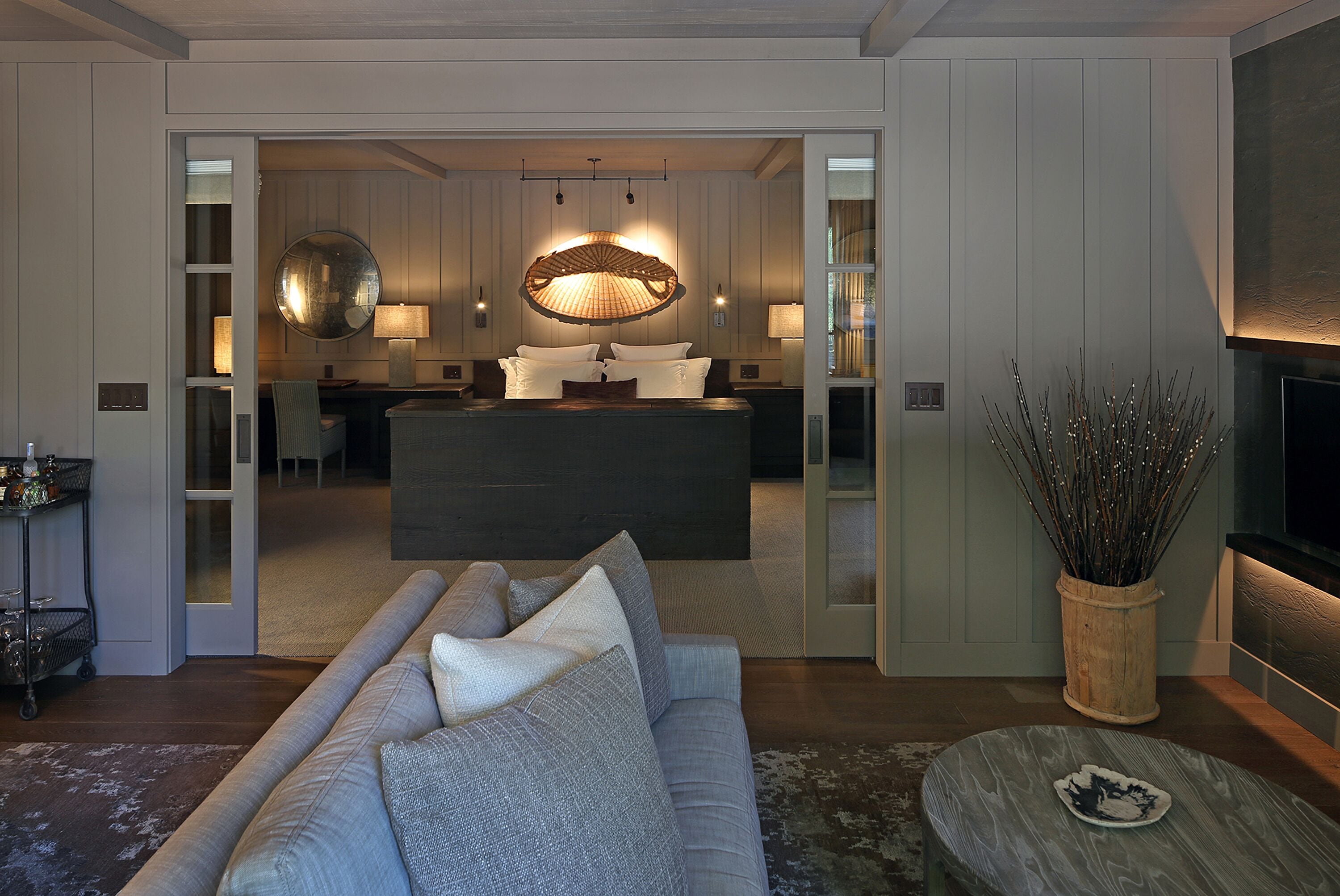 hill house | living area | lcd tv, fireplace, pay films