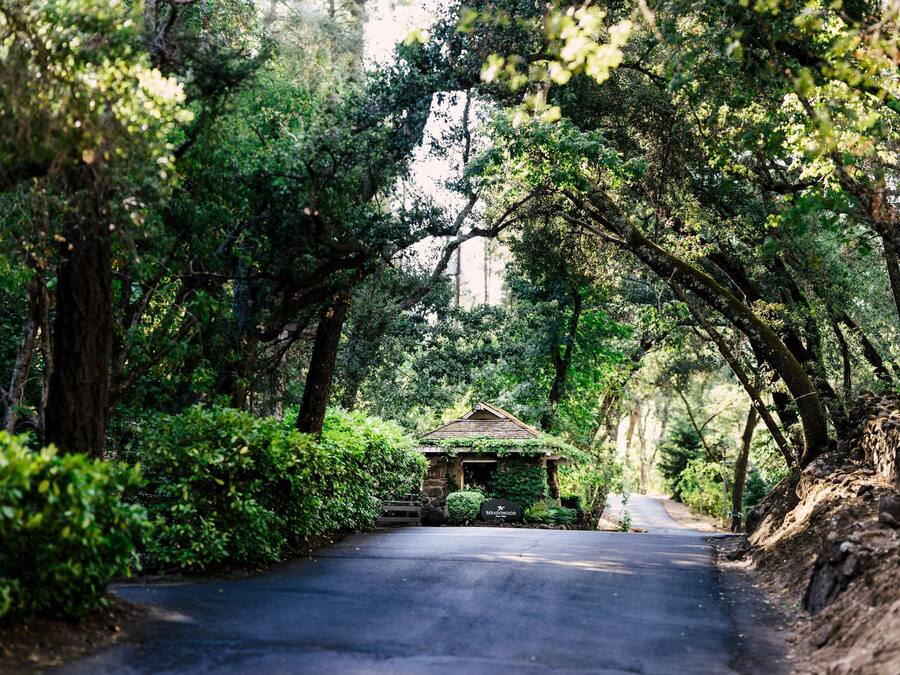 Overnatningsstedets indgangsparti