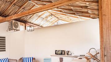 Family Apartment, 2 Bedrooms, Garden View | Terrace/patio