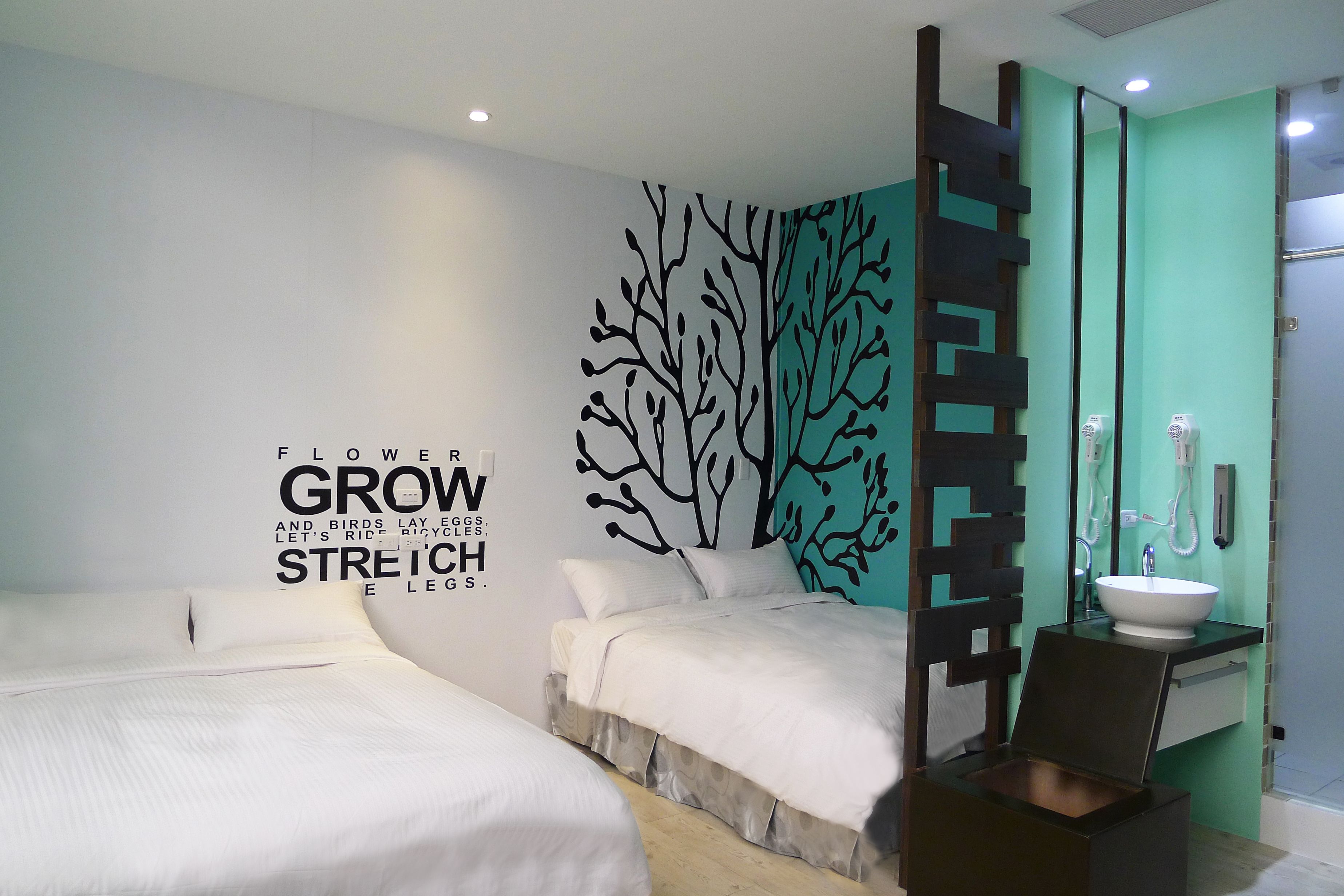 quadruple room | 1 bedroom, down duvets, iron/ironing board, free wifi