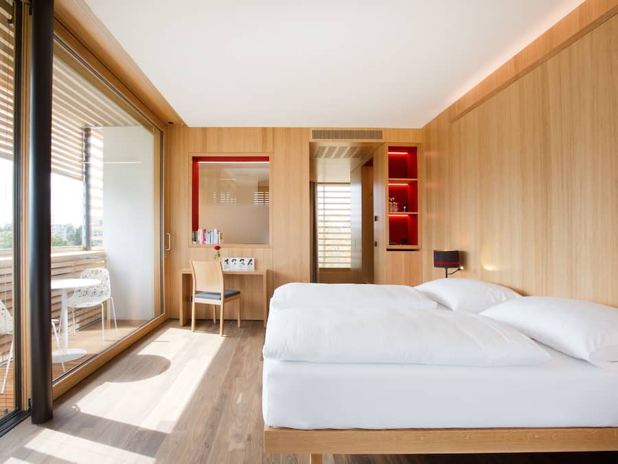 Junior Suite, 1 Double Bed, Balcony | Minibar, in-room safe, desk, laptop workspace