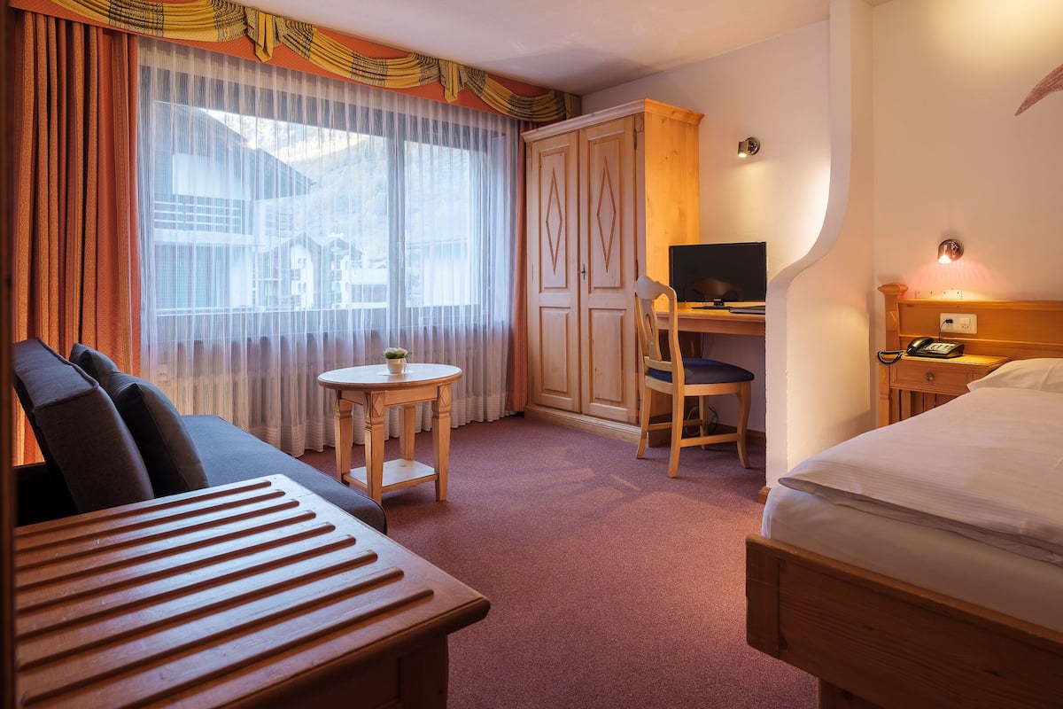Panorama tweepersoonskamer | 1 slaapkamer, hypoallergeen beddengoed, donzen dekbedden