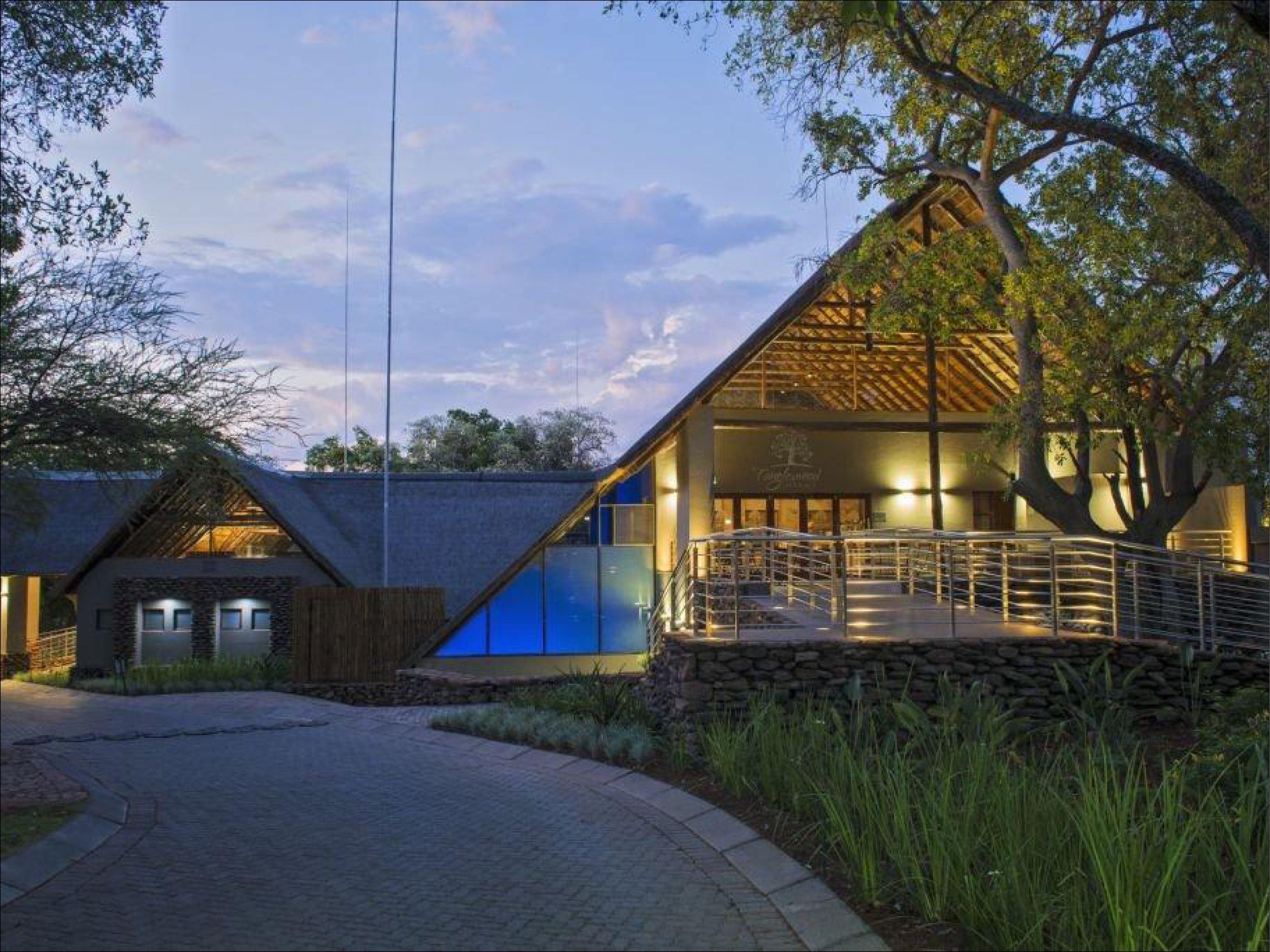 Front of property - evening/night