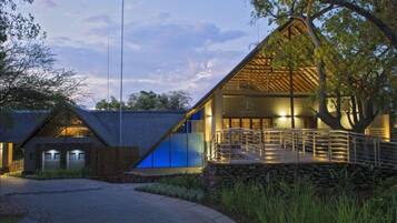 Front of property - evening/night