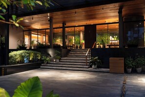 Front of property - evening/night