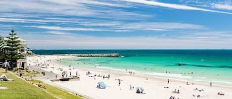 Beach nearby, white sand