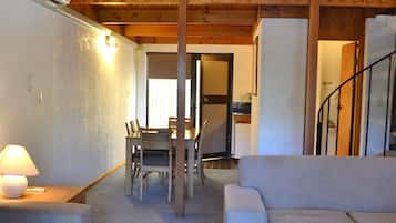 Chalet, 2 Bedrooms, Beachfront (2nd Bdrm Loft Style) | Living area | LCD TV