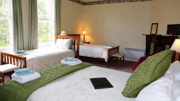 Premium bedding, pillowtop beds, blackout drapes
