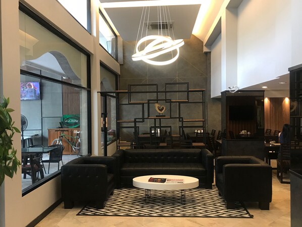 Sala de estar en el lobby