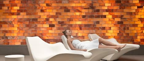 Sauna, tina de hidromasaje y baño turco o hammam